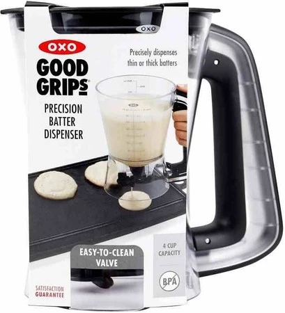 OXO-Dozownik do ciasta, czarny, Good Grips