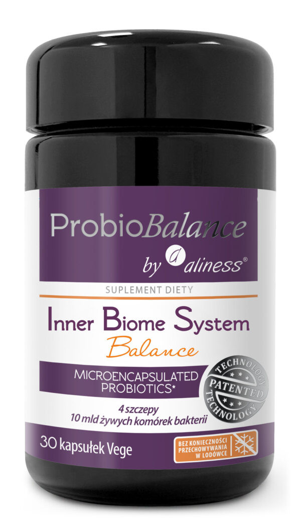 Aliness ProbioBALANCE Probiotyk Inner Biome System Balance 10 mld 30 kaps. vege - Nabea.pl