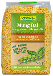 RAPUNZEL FASOLA MUNG OBRANA POŁÓWKI NA DAL BIO 500 g