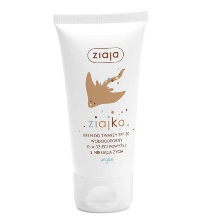 Ziajka, krem do twarzy SPF30 wodoodporny dla dzieci powyżej 3 miesiąca życia 50ml