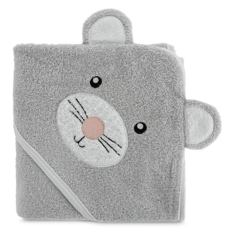 Ręcznik Dziecięcy Baby71 100 x 100 cm, Srebrny