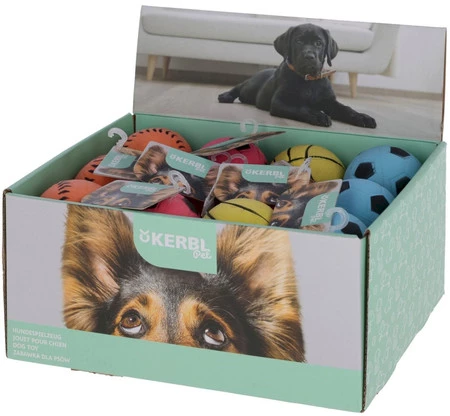 KERBL Zabawka Piłka dla psa 6cm Różne wzory