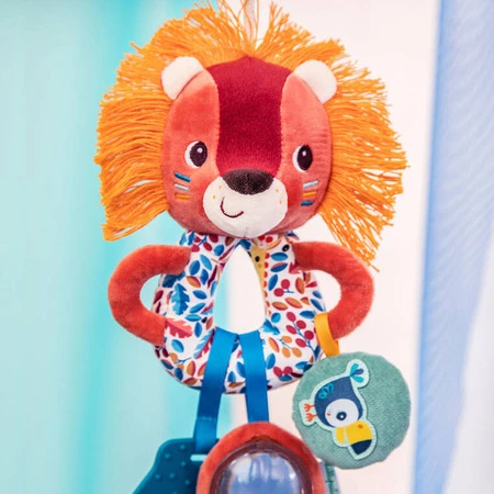 LILLIPUTIENS Grzechotka wielofunkcyjna Lew Jack 3 m+