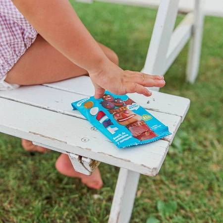 Smileat Triboo, BIO Sminolas, Żelki owocowe bez cukru Jabłko i Jagoda, 25g