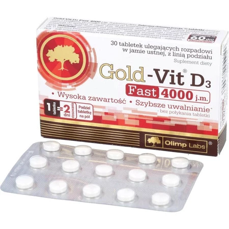 OLIMP − Gold-Vit D3 4000 Fast − 30 tabl.