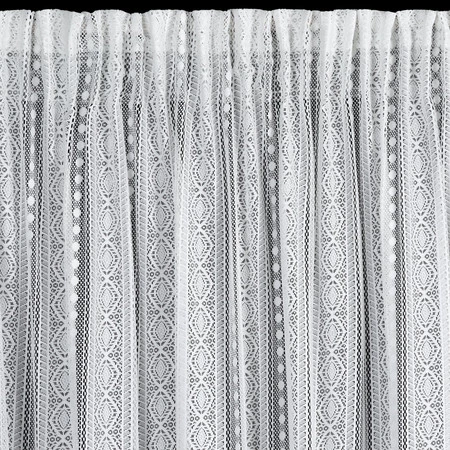 ZASŁONA GOTOWA ADORA NA TAŚMIE 140 X 270 CM BIAŁY