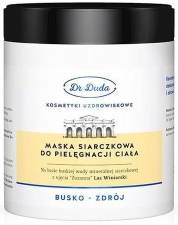 Dr Duda − Maska siarczkowa do pielęgnacji ciała − 500 g