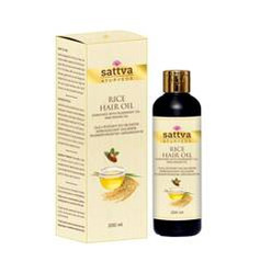 Sattva - Olejek do włosów ryżowy z olejkiem rozmarynowym i arganowym 200ml