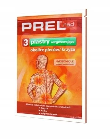Prel Red – Plaster rozgrzewający – 3 szt.