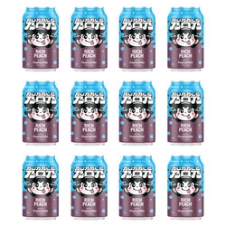 Zestaw 12x Popping Bubble Bob napój 330ml smak brzoskwinia