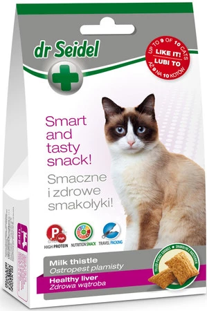 DR SEIDEL Smart Tasty Snack Zdrowa wątroba dla kota 50g