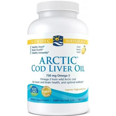 Arctic Cod Liver Oil Lemon (180 kaps.)