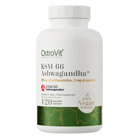 OstroVit KSM-66 Ashwagandha® VEGE 120 kapsułek