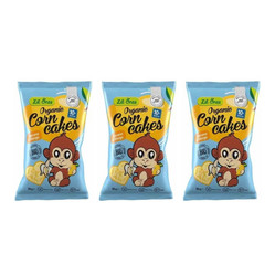 Zestaw: 3x Chrupki kukurydziane banan-mango od 10 miesiąca BEZGL. BIO 30 g