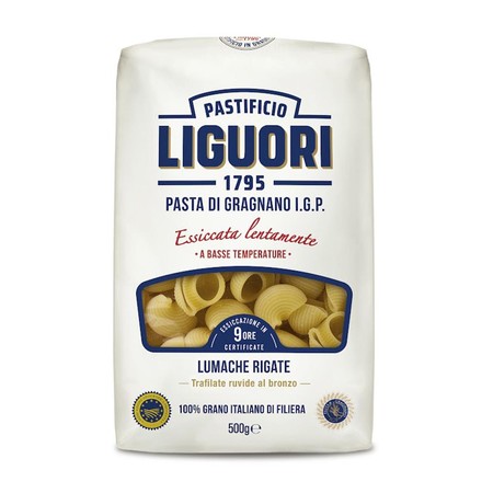 Zestaw 2x Makaron Liguori IGP Lumache Rigate 500g
