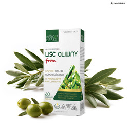 Medica Herbs Liść Oliwny forte 60 kaps.