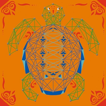 Janod Zestaw kreatywny Przeplatanka 3D String art Zwierzęta 10+