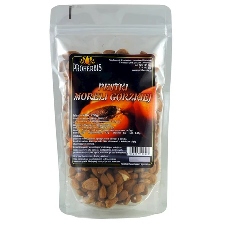 Yucca Pestki Moreli Gorzkiej 250 g Źródło Wit. b17