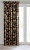 ZASŁONA GOTOWA MAROKO NA TAŚMIE 140 X 270 CM CZARNY