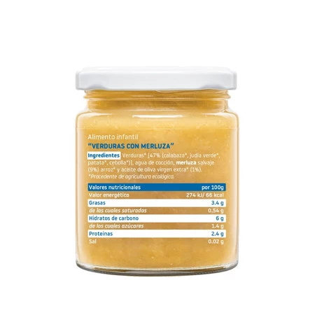 Smileat, Słoiczek z BIO warzywami i morszczukiem 6m+, 230 g