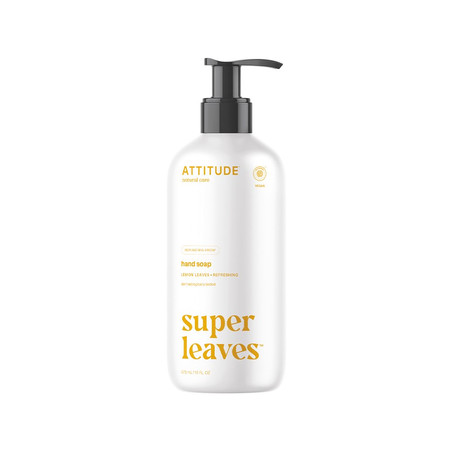 Attitude SUPER LEAVES™, Mydło do rąk w płynie o zapachu liści cytryny, 473 ml