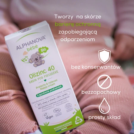 Alphanova Bebe, Krem przeciw odparzeniom, 50 g