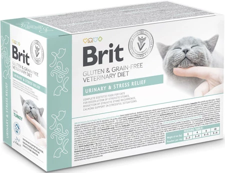 BRIT GF Veterinary Diet URINARY / STRESS RELIEF Cat 85g