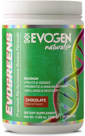Evogen Evogreens Naturals kompleks witamin 336 g smak czekolada
