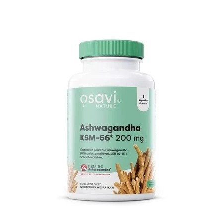 OSAVI Ashwagandha KSM-66® 200 mg (120 kaps.)