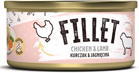 MR.BANDIT Fillet Chicken / Lamb Kurczak Jagnięcina dla kota 80g