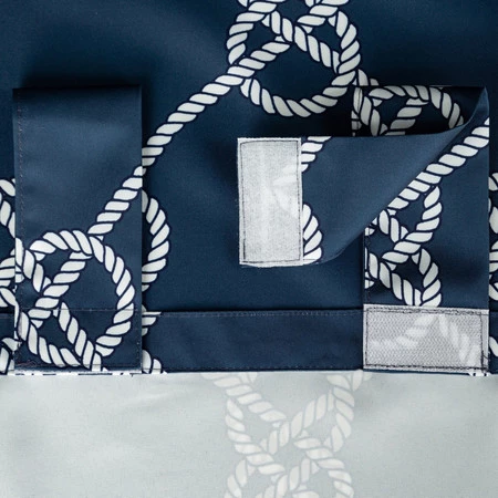 Zasłona gotowa Garden 14 na Szelkach 155 x 220 cm, Granatowy