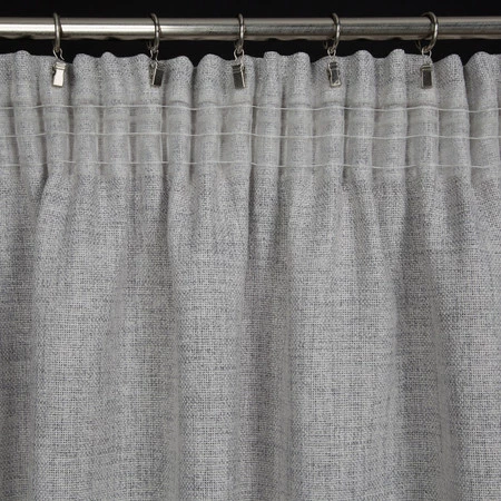 ZASŁONA GOTOWA JULA NA TAŚMIE 140 X 270 CM POPIELATY