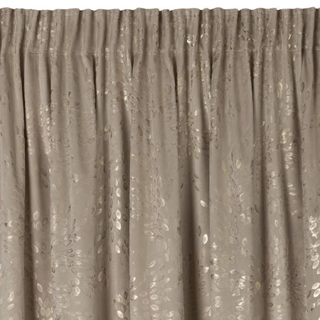 ZASŁONA GOTOWA FELIS NA TAŚMIE 140 X 270 CM BEŻOWY