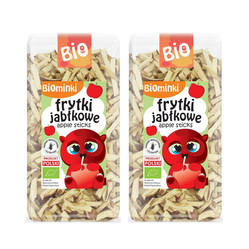 Zestaw: 2x FRYTKI JABŁKOWE BIO 50 g - BIOMINKI