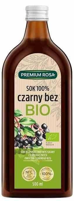 Czarny Bez sok 100% BIO B/C 500ml