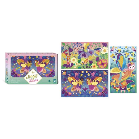 Janod Zestaw kreatywny Magiczny brokat Wróżki Magic Fairies 5+
