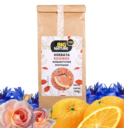 Herbata ROOIBOS ROMANTYCZNE SPOTKANIE 100g