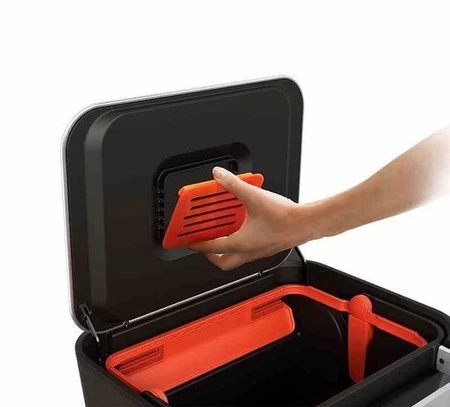 JJ - Kosz na śmieci 30l Titan, stalowy