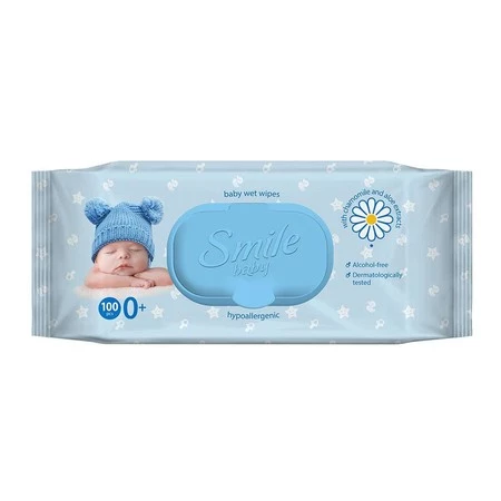 Chusteczki nawilżane dla dzieci Smile Baby Ultrasoft 100 szt