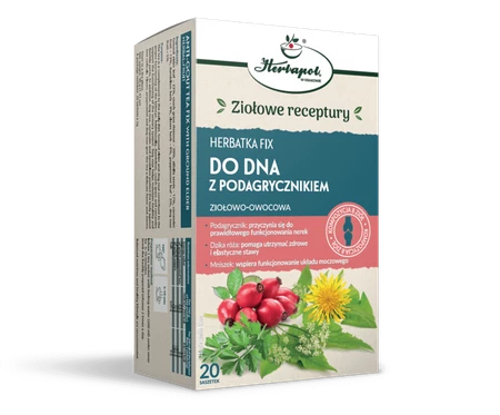 Herbatka do dna z podagrycznikiem fix 20*2g HERBAPOL KRAKÓW