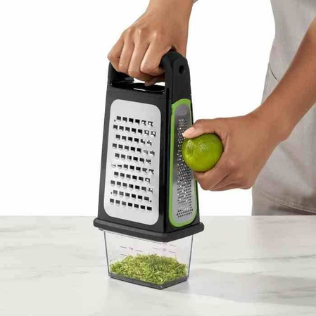 OXO-Tarka do warzyw 3w1, czarno-zielona, GoodGrips