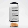 OXO-Tarka z pojemnikiem stalowo-czarna, Good Grips