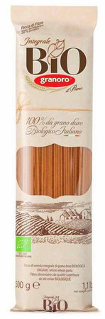 Granoro − Makaron spaghetti pełnoziarnisty BIO − 500 g