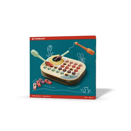 Łowimy Rybki ABC – magnetyczna gra zręcznościowa 24 mies.+ TOPBRIGHT