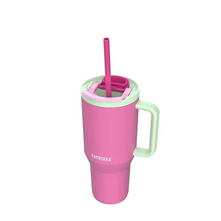 Kambukka Rio kubek termiczny ze słomką 950ml - Bubblegum Mint 