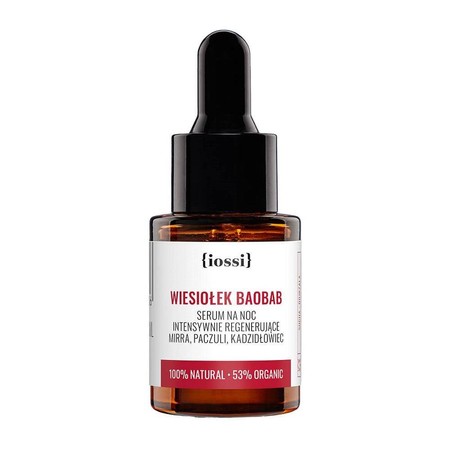 Iossi - Serum intensywna nocna regeneracja. Wiesiołek & Baobab - 10 ml