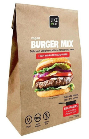 Cultured Foods Vegan Burger Mix, roślinny zamiennik mięsa 190 g