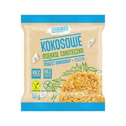 Frank&Oli − Kokosowe miękkie ciasteczko Miąższ kokosowy + Migdał − 50 g