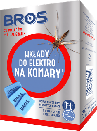 BROS Wkłady do elektro na komary 20 szt.