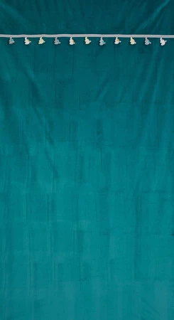 ZASŁONA GOTOWA KIDS 1 140 X 250 CM CIEMNOTURKUSOWY